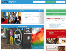 Tablet Screenshot of dailybrighton.com